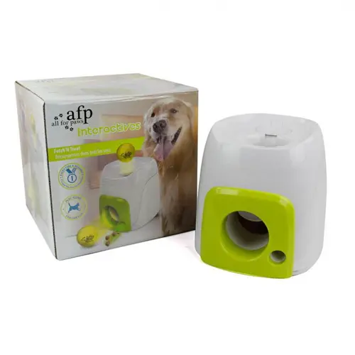 En liten bollkastare för hundar tillverkad av all for paws