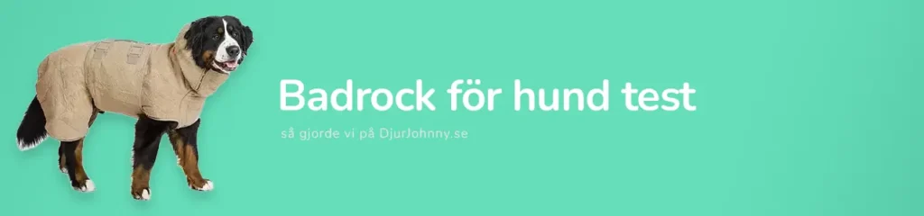 Badrock för hund test
