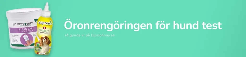 Öronrengöringen för hund test